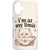 Cozy Limit Society Custodia per iPhone 17 Divertente gatto amante gatto sarcastico citazione carino gattino