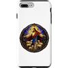 Holy Art Custodia per iPhone 7 Plus/8 Plus Gesù Pastore Cattedrale medievale Mosaico Art Agnelli