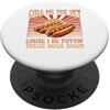 Divertente Maglietta Bootleg Che Griglia Maglietta Divertente Bootleg Grilling Hot Dog Dog Meme PopSockets PopGrip Adesivo