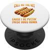 Divertente Maglietta Bootleg Che Griglia Maglietta Divertente Bootleg Grilling Hot Dog Dog Meme PopSockets PopGrip Adesivo