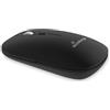 MediaRange Mouse ottico wireless a 4 tasti con rotella di scorrimento e pulsante DPI, 1.000-2.400 DPI, tasti silenziosi, 3 dispositivi mulitpairing (BT Ver 5.0), simmetrico, nero