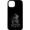 Ancient Greek Mythology Artemis Lunar Hu Custodia per iPhone 15 Plus Artemide Dea Del Mito Guerriero Luna Caccia