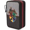 Giochi Preziosi Harry Potter - Astuccio Triplo Scuola Con 3 Zip E 3 Scomparti, Contiene 18 Matite Colorate, 18 Pennarelli e altri Pratici Oggetti per la Scuola,13 l x 19,5 h x 6,5 p