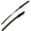 Shop SoftAir Katana Decorativa Giapponese Non Affilata, 100 cm, 900 g, con Fodero Decorato, per Cosplay e Collezione, 3 Colori Disponibili (Nero)