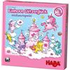 HABA 304539 - Gioco di impilamento con unicorni e nuvole in legno, a partire dai 4 anni in su