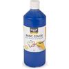 Creall Basic Color Tempera Blu Scuro, 500 ml, pittura lavabile per bambini, scuola e hobby creativi, pittura a base d'acqua, finitura opaca, Poster Paint