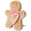 Sobeta Cuscino di Natale Omino di Pan di Zenzero Alce Vecchio Peluche Bambola Regalo - Omino di Pan di Zenzero 42 cm