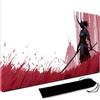 MPLRC PLAYMAT Tappetino per MTG, con custodia impermeabile nera Dimensioni 60 x 35 cm, con zona MTG Tappetino da gioco con bordi cuciti per Trading Card Game Playmats TCG Game Mat (Senza zona, 9)