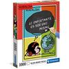 Clementoni - 39629 - Blackboard Puzzle - Mafalda - puzzle adulti 1000 pezzi, puzzle fumetti, puzzle lavagna - Made in Italy, puzzle Clementoni, fumetti Mafalda, comic strip Mafalda Quino