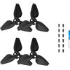 Hesupy 4 eliche per drone DJI NEO a basso rumore colorato elica di ricambio ala ala di ricambio accessori Neo Drone (nero)