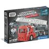 Clementoni Scienza e Gioco - Camion dei Pompieri, Laboratorio di Meccanica Bambini 8+Anni, Set Costruzioni Con Oltre 170 Componenti, Ingegneria e Manualità, Made In Italy, Lingua Italiana, 19473