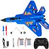 KQWVZ Aereo Radiocomandato F-22 RC, Aereo Telecomandato Per Bambini, 2.4GHz 3 Canali Stabilizzatore Giroscopico 6 Assi, Aerei Telecomandati con luce LED, Giocattolo per Principianti, Bambini e Adulti