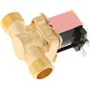 NONE Elettrovalvola elettrica 1/2 "12V Elettrovalvola elettrica in ottone normalmente chiusa per elettrovalvola di controllo dell'acqua per acqua