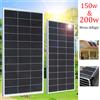 xinpuguang 200w 150w 80w pannello fotovoltaico pannello solare vetro temperato rigido 12v caricabatteria monocristallino camper casa camper barca tetto