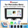 Junsun Autoradio Junsun Wireless CarPlay Android Auto per Mercedes-Benz Sprinter (W906) / Volkswagen (VW) Crafter (2E/2F) 2006-2016 con ventola di raffreddamento integrata, navigatore GPS Android, lettore