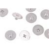 NONE 10 Pz Grande Testa Piatta Del Computer Portatile LCD Asse Albero Cerniera Viti di Carbonio Nichel Placcatura Per A315-42 A315-54 A315-56 N19C1
