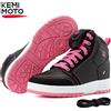 KEMITOUR Scarpe da Moto per Donne, per Pendolarismo Quotidiano, Protettive, Estive, Traspiranti, Comode, con Punta Rinforzata, Antiscivolo, per Uso Stradale