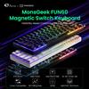 AKKO Tastiera Meccanica Akko MonsGeek FUN60 PRO HE con Switch Magnetici, Tastiera da Gaming 60% con Rapid Trigger 0.01mm 8K, Tastiera Cablata Personalizzabile