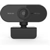 NONE Webcam USB Plug and Play per PC e Laptop con Microfono, Rotazione a 360° ° Webcam Mini Rotante per Streaming