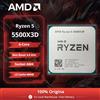 AMD Processore Desktop AMD Ryzen 5 5500X3D, 6-Core/12T, 4.0GHz, 96MB 3D V-Cache, AM4, Dissipatore Non Incluso