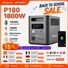 AFERIY P180 1800W 1024Wh Stazione di Alimentazione Portatile, LiFePO4, Generatore Solare con Ricarica Rapida in 1 Ora con App per Casa, Campeggio e Attività all'Aperto