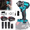 HGTUGO Avvitatore a Impulsi Elettrico Brushless 500Nm, 1/2 Pollice, Senza Fili, con Luce LED, per Riparazione Auto e Costruzioni, Utensile Resistente