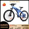 HUANCI Bicicletta Elettrica HX Q5 2000W per Adulti, 60KM/H, 85Nm, Pneumatici 27.5*2.25 Pollici, Batteria Rimovibile 48V 20AH, E-bike da Montagna