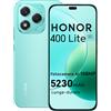 HONOR 400 Lite 5G Smartphone 8GB RAM 256GB Memoria Dual SIM NFC 5230 mAh,108MP con pulsante AI telefono Android 15, 6.7 pollici AMOLED Eye-Care Display, IP64&SGS 400Lite