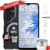 DOOGEE Note56X Pro VIP Edition Smartphone Android, Batteria da 6150 mAh, 32GB RAM (4 + 28), 128GB ROM, Compatibile con Google Pay