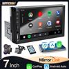 hippcron Autoradio HIPPCRON 1 Din con Schermo Touch HD da 7 Pollici, Lettore Multimediale per Auto, Ingresso FM AUX, Bluetooth, MirrorLink, Autoradio Universale