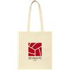 safta SEVILLA FC - Borsa tote, borsa da donna, borsa tote, comoda e versatile, qualità e resistenza, 38 x 42 cm, colore naturale beige, Beige naturale, Estándar, Casual