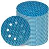 ZHONGHAINUO Levigatrice orbitale Carta vetrata 5 pollici 8 fori Disco abrasivo Gancio e Loop Pad Carta Sabbia 80 Grana per Legno Metallo 70 PCS Blu Ossido di Alluminio Anti Bloccaggio Rhombus Levigatura Dischi
