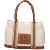 Moschino Borsa donna Love shopper canvas naturale/PU cuoio BS26MO50 JC4064PP1OLZ110A Dimensioni borsa: Grande