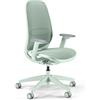 Sedus SE:Air Girevole ergonomica, Sedia da Ufficio, Plastica, riciclabile al 100%, Verde, 42-55cm, bis 130kg Belastbar