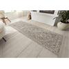 Hanse Home Sabbia Vintage Tappeto orientale a pelo corto, morbido tappeto orientale per camera da letto, sala da pranzo, soggiorno, corridoio, cucina, grigio crema, 80 x 200 cm