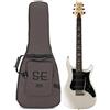 PRS SE NF3 Pearl White Chitarra elettrica double-cut tastiera palissandro con...