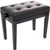 Quik Lok PB/105 BKL Panca Panchetta Sgabello per Pianoforte Nero