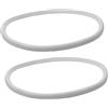 DONFAMDS Gomme Piene 2 Pezzi 24x1 3/8 in Pu, per Carrozzina | Pneumatici Solidi per Carrozzina Disabili, Copertone senza Camera d Aria, Ricambi Sedia Rotelle