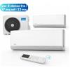 Midea Breezeless E Dual Split 5,28 kW 9.000 + 12.000 per stanza fino a 17 mq e stanza fino a 23 mq
