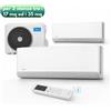 Midea Breezeless E Dual Split 5,28 kW 9.000 + 18.000 per stanza fino a 17 mq e ambiente fino a 35 mq
