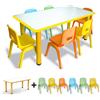 GIODIARREDA Tavolo e Sedie Bambini Scuola Infanzia Ergo Kit Giallo