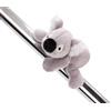 NICI MagNICI Koala Barry 12cm Grigio - Peluche con calamita - Animale Magnetico per frigoriferi, lavagne, Oggetti in Metallo e Molto Altro Ancora, Ottima Idea Regalo