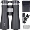 Rollei Binocolo Professionale 12x50 Pro Rollei Binocular Potenti per Adulti con Ingrandimento 12x e Lenti FMC Resistente IPX6 Binocolo per Hobbisti Birdwatching Caccia Escursionismo e Sightseeing