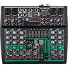BOMGE Mixer audio professionale DJ, mixer DJ a 6 canali, mixer audio Bluetooth, supporta l'ingresso del computer USB/MP3/BT/256DSP, alimentazione phantom 48V stereo studio adatto per la registrazione
