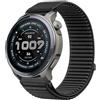 GIOPUEY Cinturini Compatibile con Amazfit Balance 2 XT, Nylon Traspirante Sport Loop Cinturino in Morbido Nylon Intrecciato Strap Band - Black