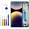 Duotipa Display LCD TFT da 6,67, compatibile con Redmi Note 14 Pro 4G 24116RACCG, display LCD touchscreen, con kit di riparazione, senza impronte digitali