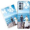 Sunrive Personalizzate Cover compatibile con OPPO Reno6 Pro Plus 5G personalizzabile con Foto Testi Frase Logo Disegni e Grafiche Personalizzata, assorbimento degli urti morbido TPU trasparente