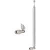 CHUNCHEN SMA Maschio Antenna Telescopica 8 Sezioni Telescopica Antenna Portatile 73.5CM/28. 9IN per TV AM FM Radio Stereo Ricevitore