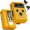LEMEGA Mini GO Radio DAB portatile per la tasca dei pantaloni, radio digitale tascabile FM, radiosveglia, mini radio personale con clip sportiva, batteria ricaricabile, cavo di ricarica USB e cuffie