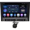 Generic Autoradio nero da 8 Android 13 per Porsche 911 (997) Cayman (987) 2005-2008 Porsche Boxster (987) 2005-2012 GPS Sat Nav DAB + Radio Bluetooth Multimedia Player (2 GB RAM + 32 GB ROM (nero)